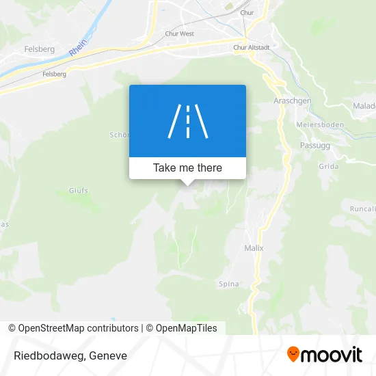 Riedbodaweg map