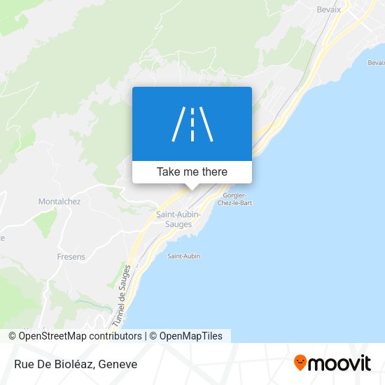 Rue De Bioléaz map