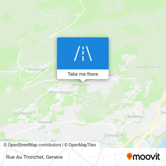Rue Au Tronchet map