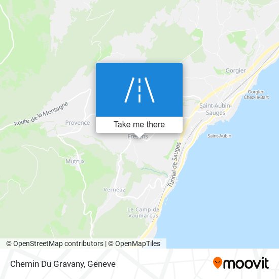 Chemin Du Gravany map