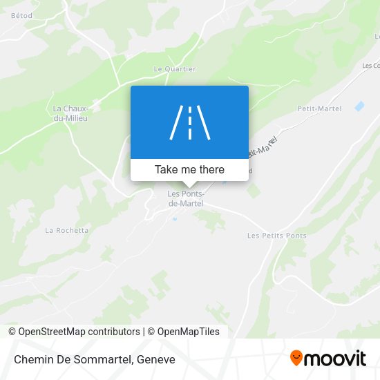 Chemin De Sommartel map