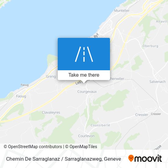 Chemin De Sarraglanaz / Sarraglanazweg map