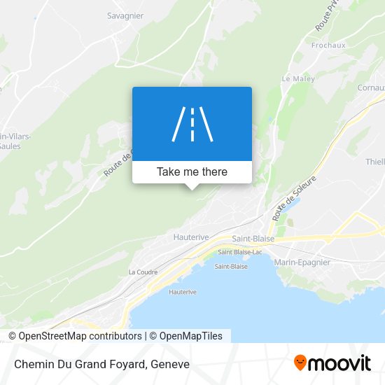 Chemin Du Grand Foyard map