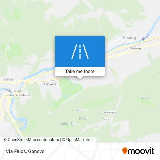 Via Flucs map