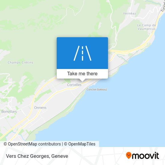 Vers Chez Georges map