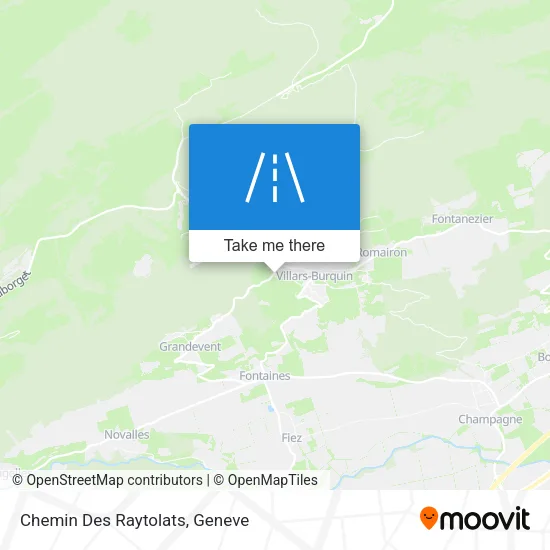 Chemin Des Raytolats map