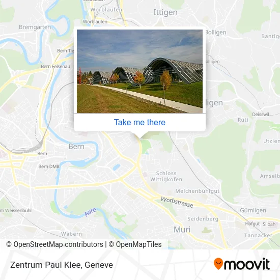 Zentrum Paul Klee map