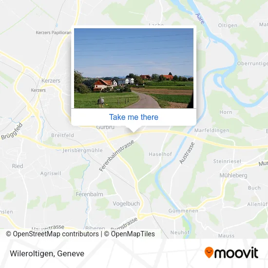 Wileroltigen map