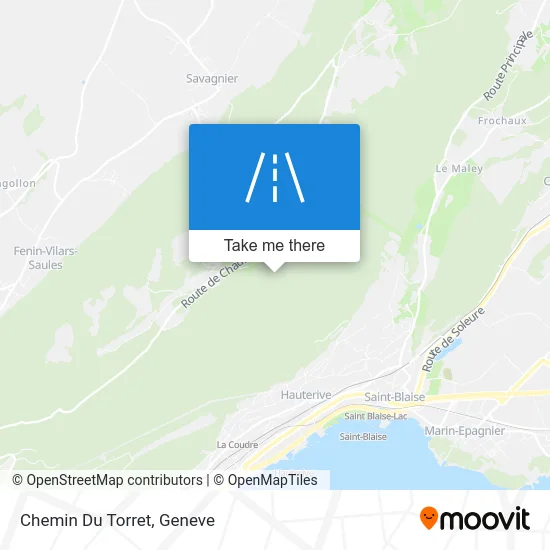 Chemin Du Torret map