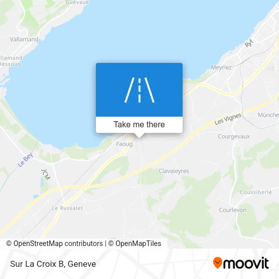 Sur La Croix B map