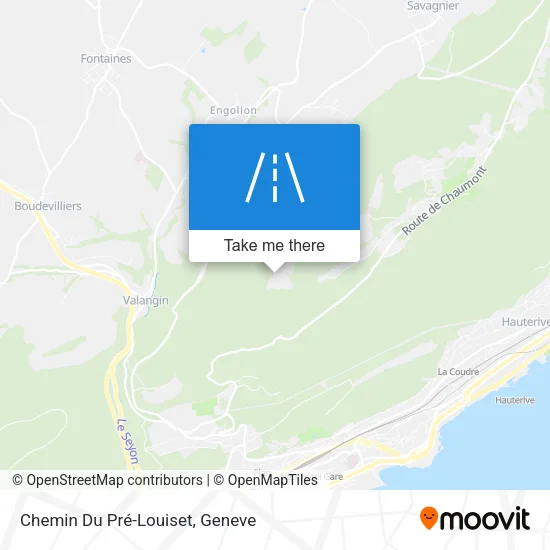 Chemin Du Pré-Louiset map