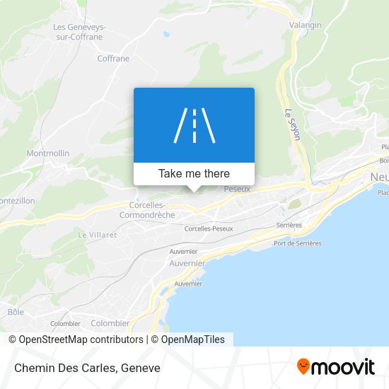 Chemin Des Carles map