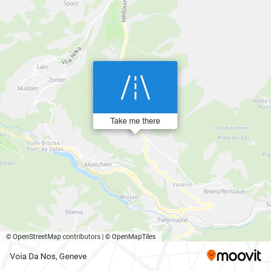 Voia Da Nos map