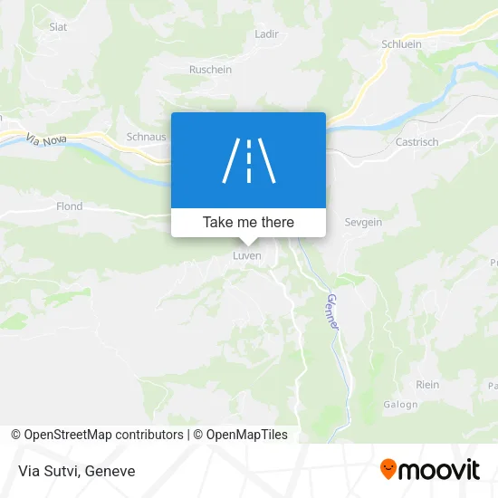 Via Sutvi map