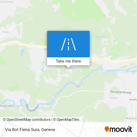 Via Bot Fiena Sura map
