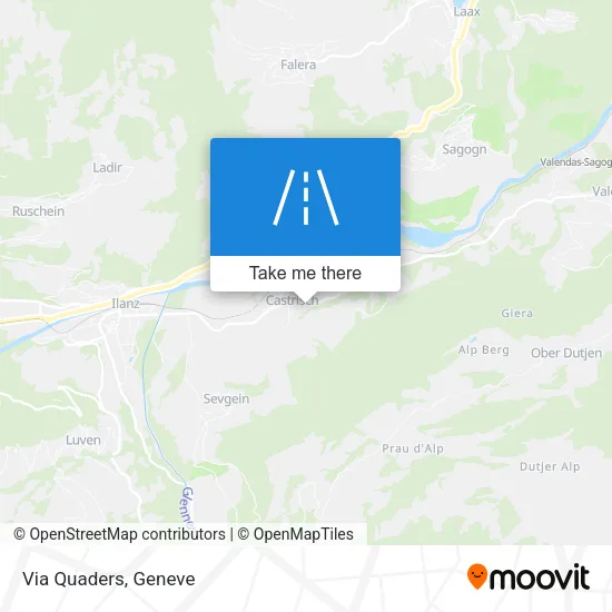 Via Quaders map