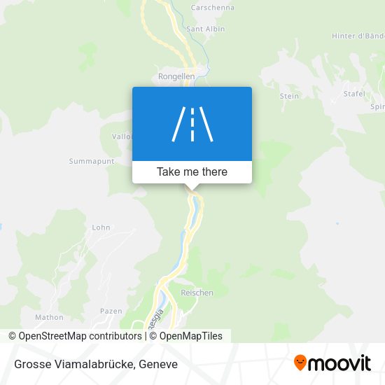Grosse Viamalabrücke map