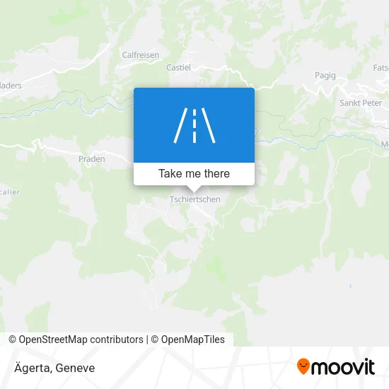 Ägerta map