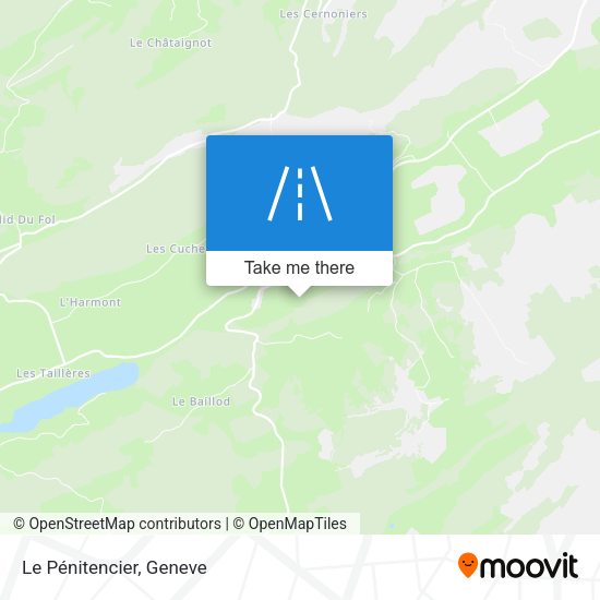 Le Pénitencier map