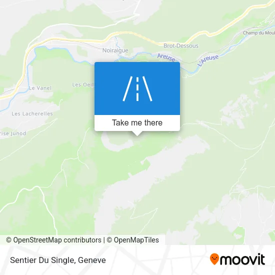 Sentier Du Single map