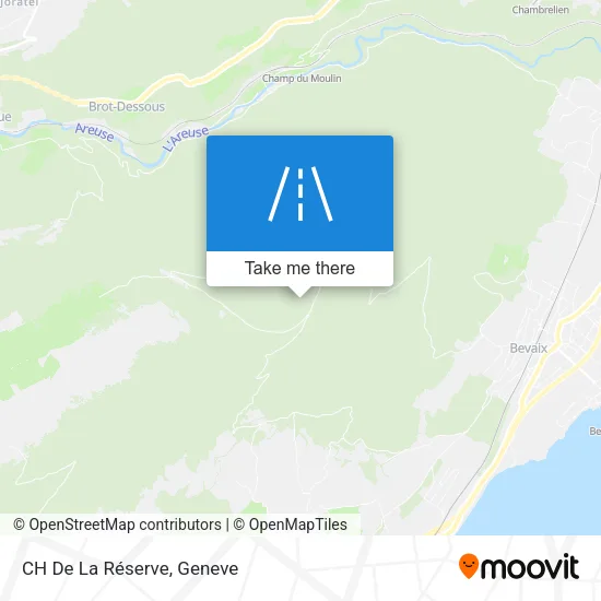 CH De La Réserve map