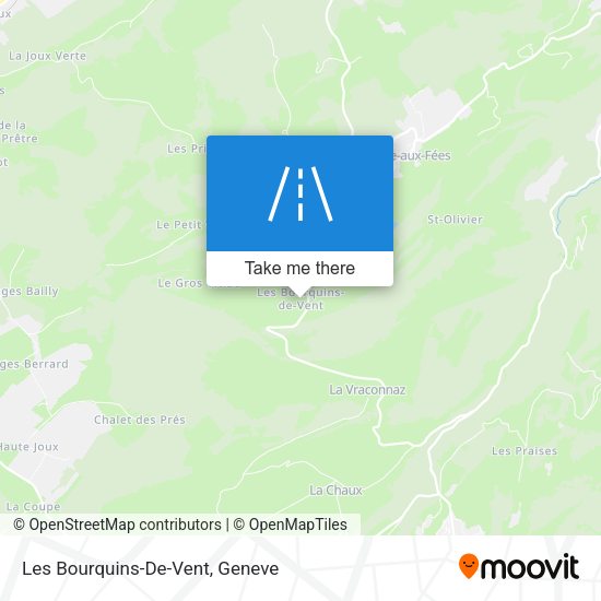 Les Bourquins-De-Vent map
