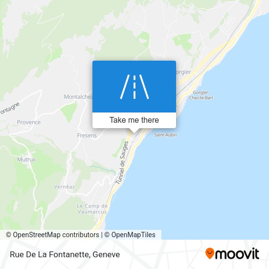 Rue De La Fontanette map