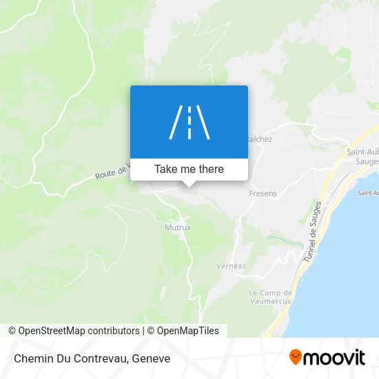 Chemin Du Contrevau map