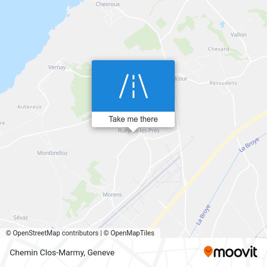 Chemin Clos-Marmy map