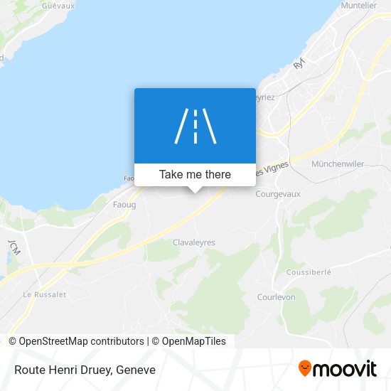 Route Henri Druey map