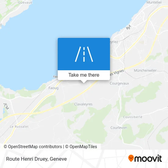 Route Henri Druey map