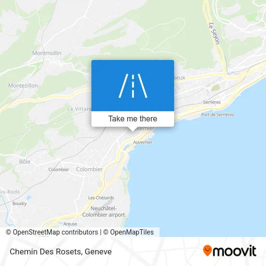 Chemin Des Rosets map