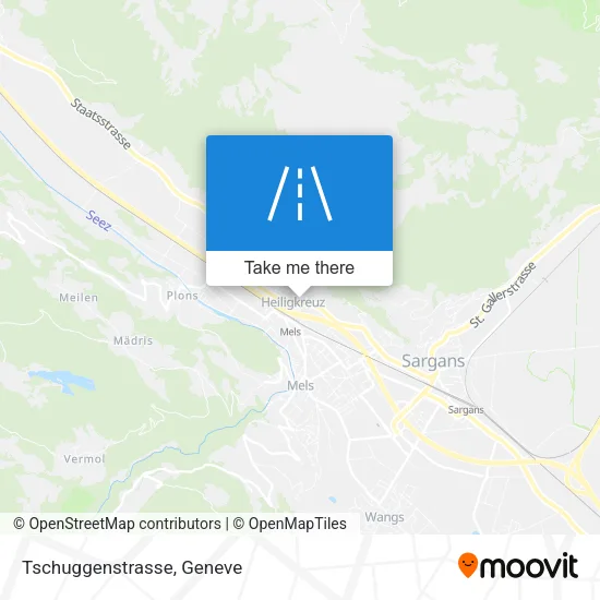 Tschuggenstrasse map