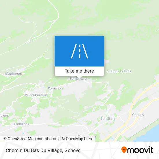 Chemin Du Bas Du Village map