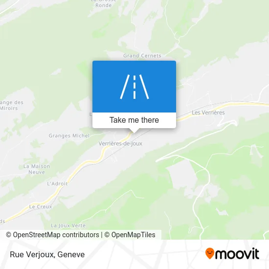 Rue Verjoux map