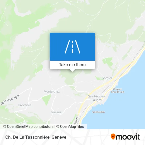 Ch. De La Tassonnière map