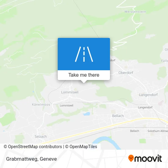 Grabmattweg map