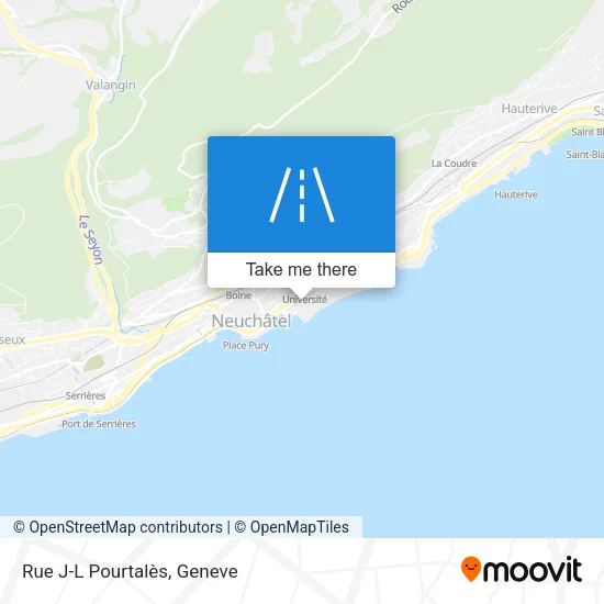 Rue J-L Pourtalès map