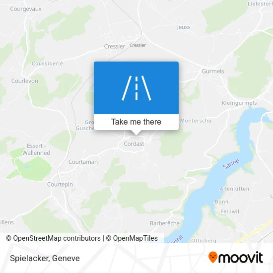 Spielacker map