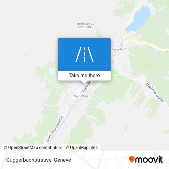 Guggerbachstrasse map