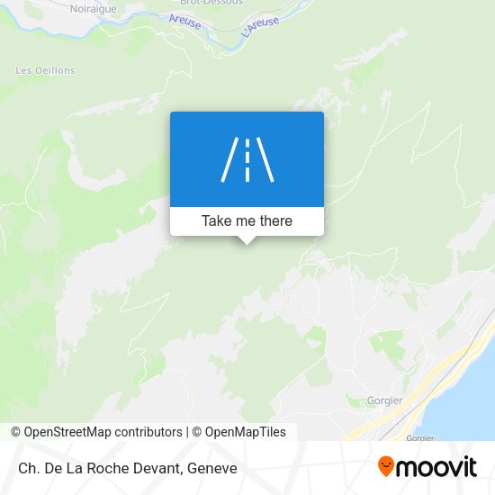 Ch. De La Roche Devant map