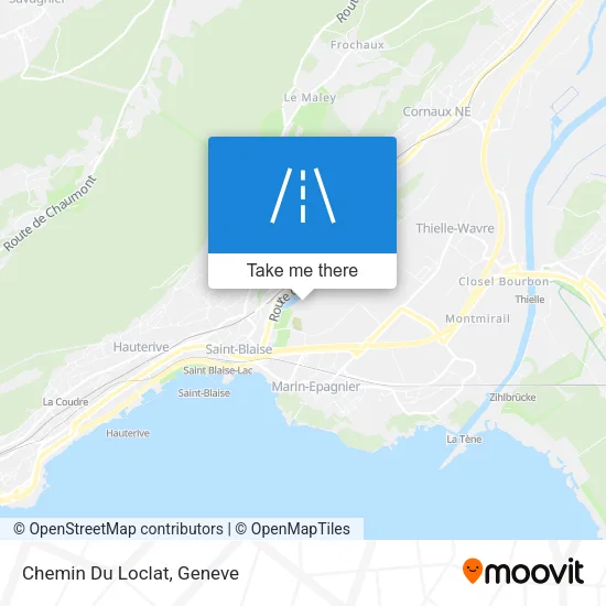 Chemin Du Loclat map