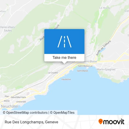 Rue Des Longchamps map