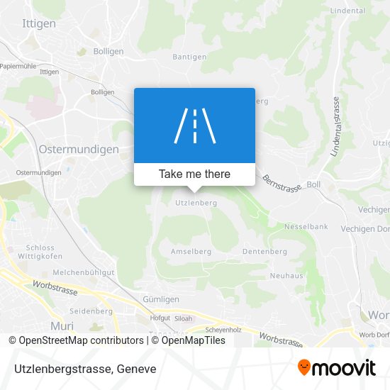 Utzlenbergstrasse map