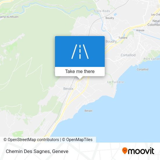 Chemin Des Sagnes map