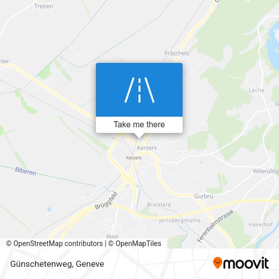 Günschetenweg map