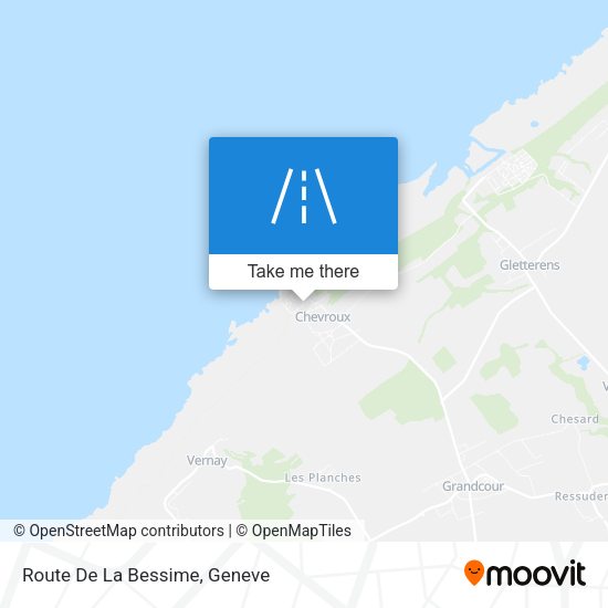 Route De La Bessime map
