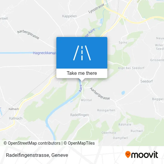 Radelfingenstrasse map