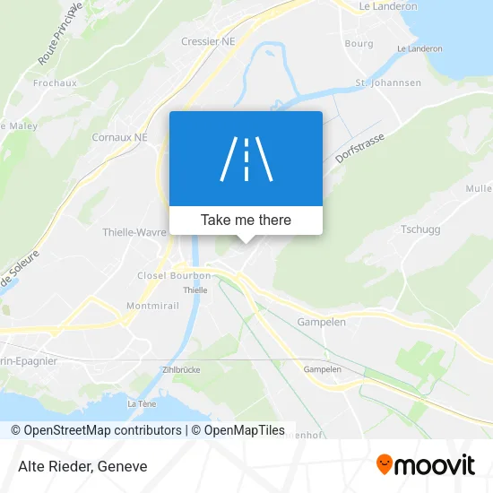 Alte Rieder map