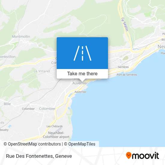 Rue Des Fontenettes map